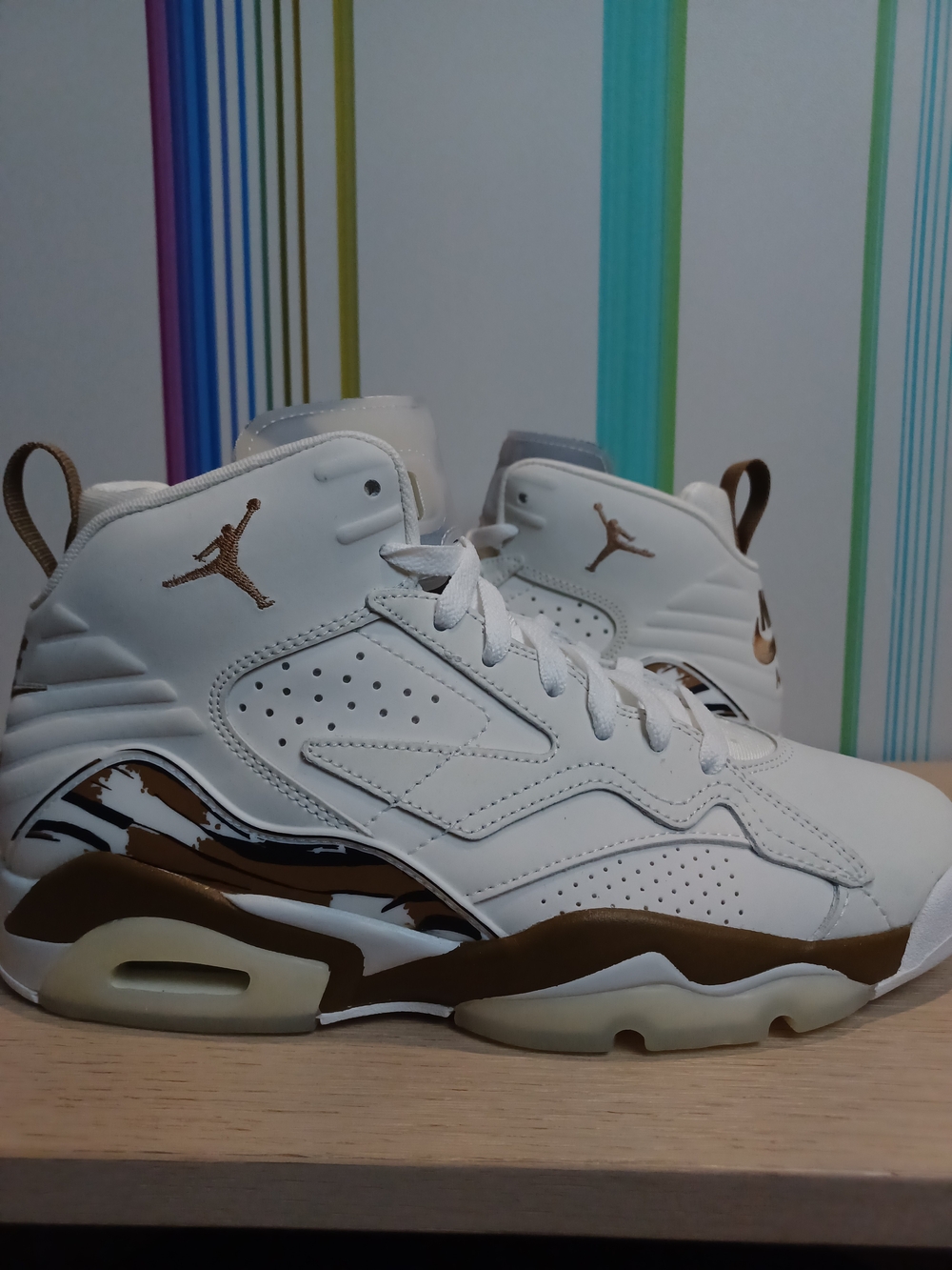 Nike Air Jordan MVP Women Sneakers in Summit White & Driftwood